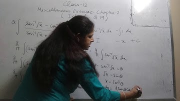 miscellaneous exercise on chapter 7 class 12| Integrals class 12 miscellaneous question 19| Integral