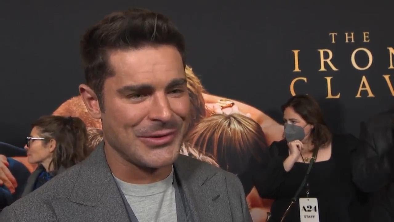 At Los Angeles premiere of 'Iron Claw,' Zac Efron calls 'High School Musical'  'one of the coolest t