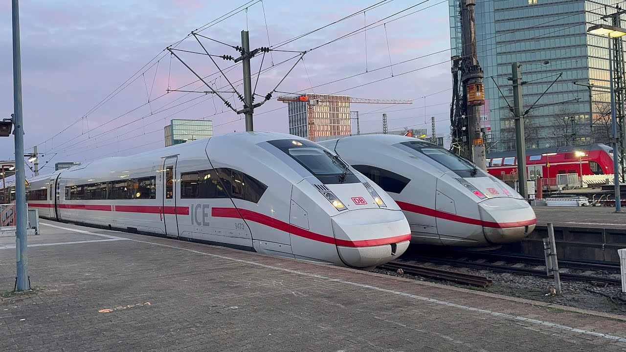 Zugverkehr in Mannheim Hbf (RM) mit Güterverkehr/Fernverkehr/Nahverkehr