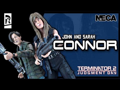 NECA Toys Terminator 2 Judgment Day Sarah and John Connor Figure Set | Video Review