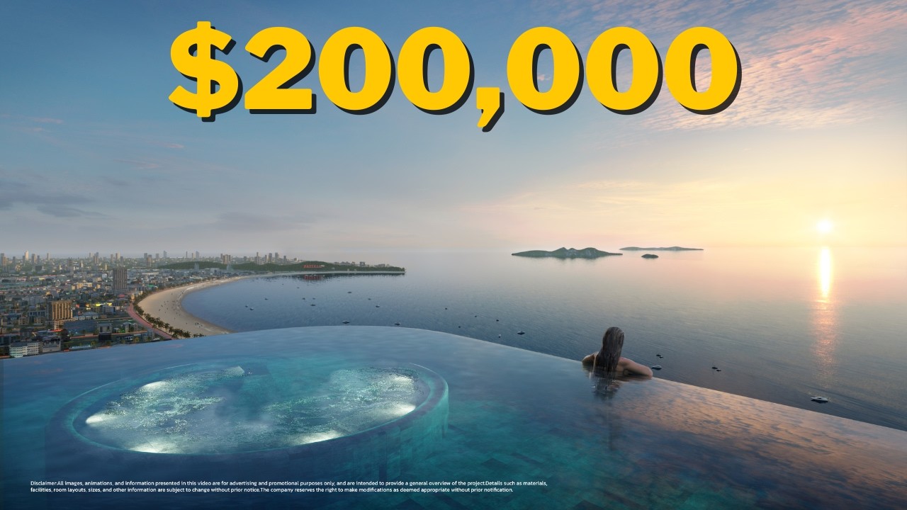 200 000 долларов за ЭТУ квартиру с видом на море в Северной Паттайе?! Тур Once Wongamat 😳🌅 | Pear...