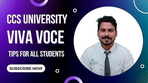 Viva voce. tips to CCSU students #ccsuniversity #vivavoce