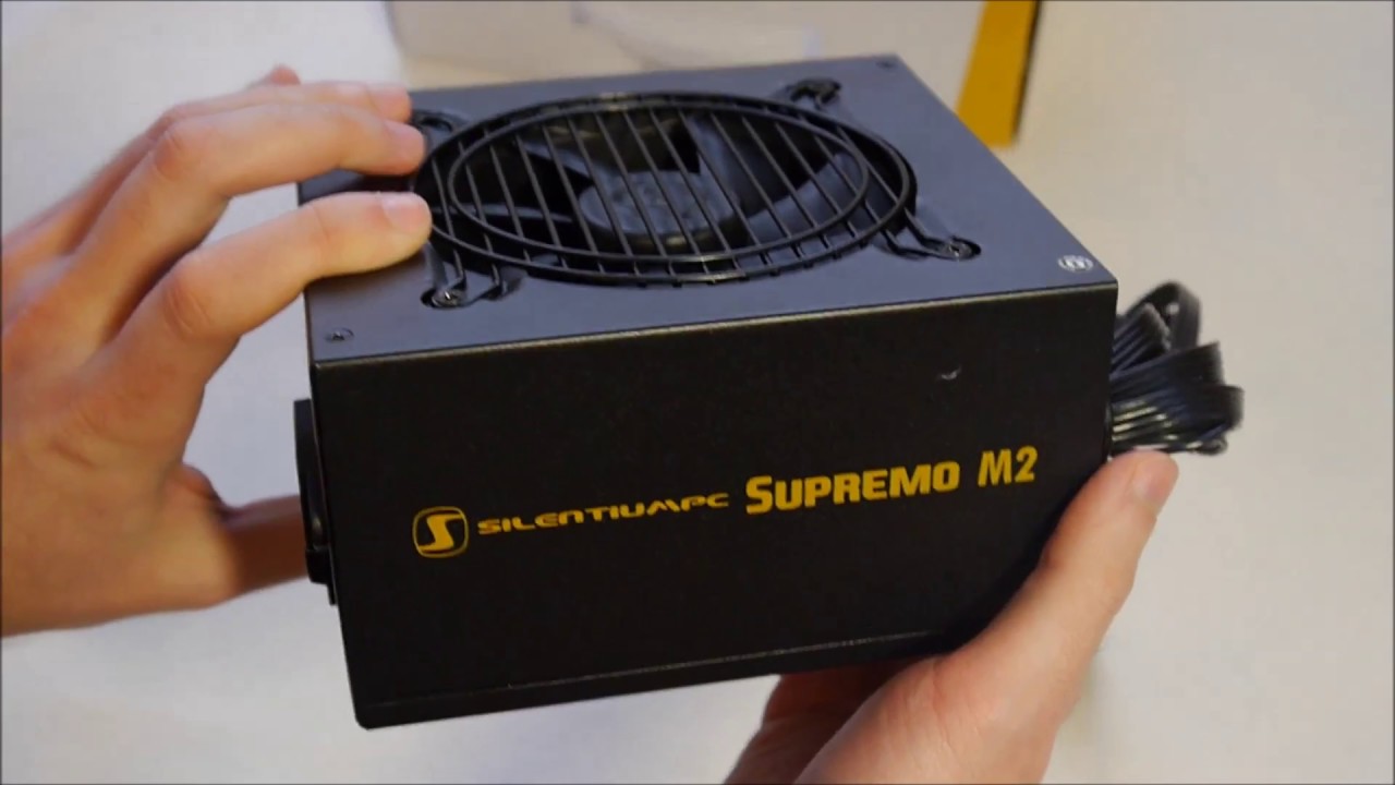 SilentiumPC Supremo M2 Gold 550W - unboxing - YouTube