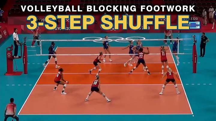 Volleyball Blocking 3-Step Shuffle