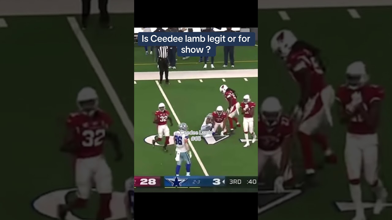 Is Ceedee lamb legit? 