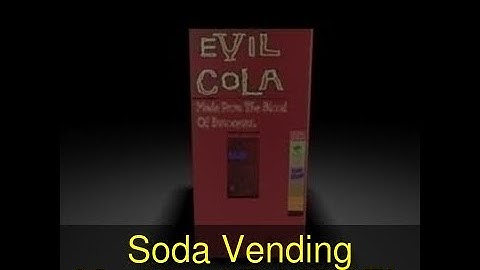 3D Model of Soda Vending Machine Review