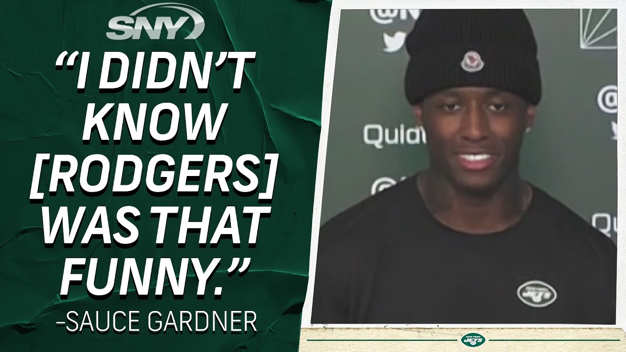 Jets' Sauce Gardner says Aaron Rodgers' 'secret gems' of football ...