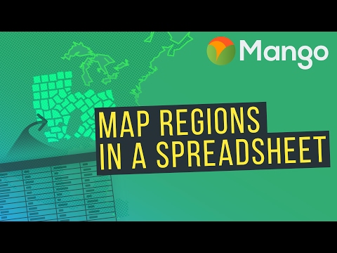 How to Map a Spreadsheet Containing Areas or Regions