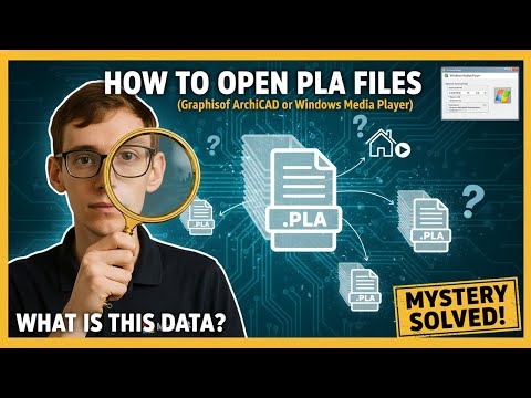 How to Open PLA Files (Graphisoft ArchiCAD or Windows Media Player)