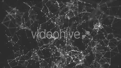 White Modern Plexus Background ( Motion Graphics - Abstract)