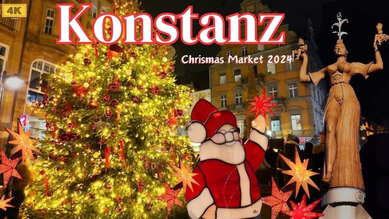 🇩🇪Konstanz Weihnachtsmarkt 2024: Die schönste Weihnachtsreise Deutschlands | 4K-Walking-Tour