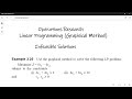 Operation Research: 07:  Linear Programming//Graphical method// Infeasible Solutions