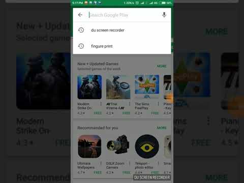 Fingerprint Split screen for Redmi Note 4 miui 8. 5.4 Stable Nougat