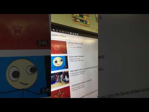 Soviet anthem prank