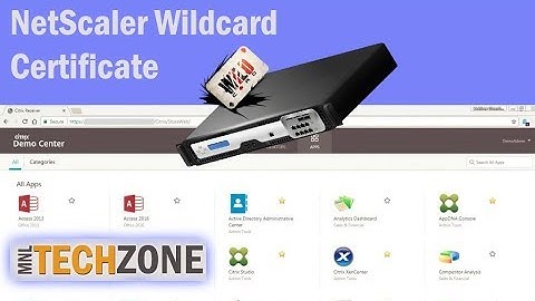 How to Import a StoreFront Wildcard Certificate into Citrix NetScaler
