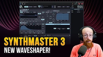 Synthmaster 3 New Waveshaper opens sound design options! | Sound Design with Eric