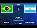 PES 2019 | BRAZIL vs ARGENTINA | FINAL CUP | Penalty Shootout | Gameplay PC