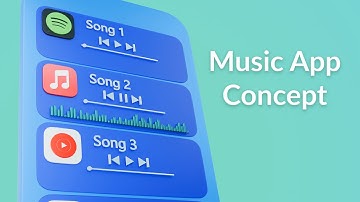 Music App Commercial Concept Animation