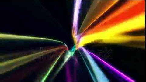 DAVE FX - 3D Colorful Curved Loopable Space Interstellar Wormhole Background Animation