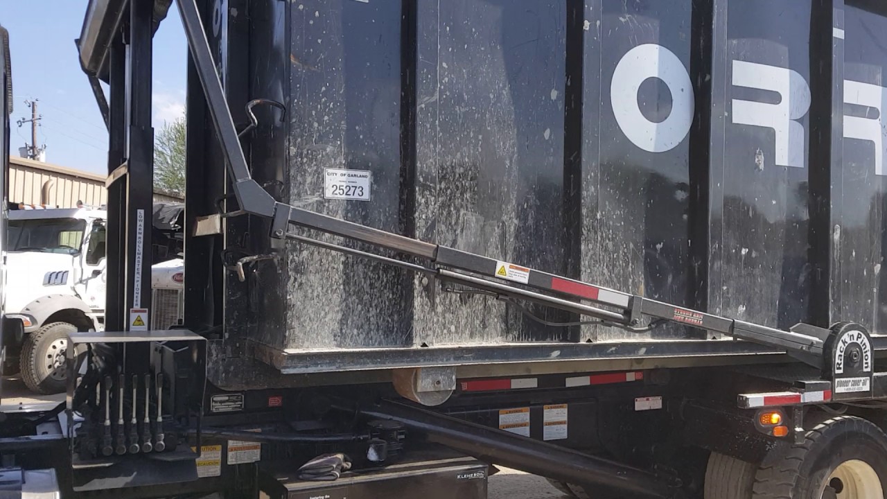 Roll Off Dumpster in Dallas Texas YouTube