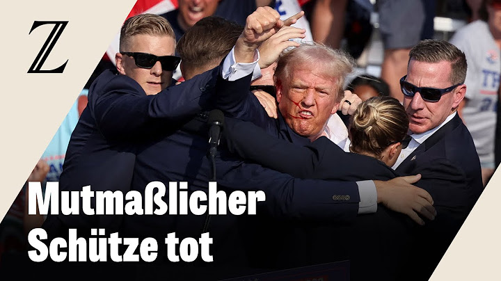 Attentat auf Trump - Mutmaßlicher Schütze und ein Teilnehmer der Rally tot