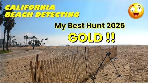 I found GOLD at the beach - 1st time out with new M9 coil on my Manticore.