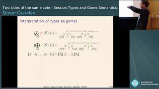 Two sides of the same coin: Session Types and Game Semantics