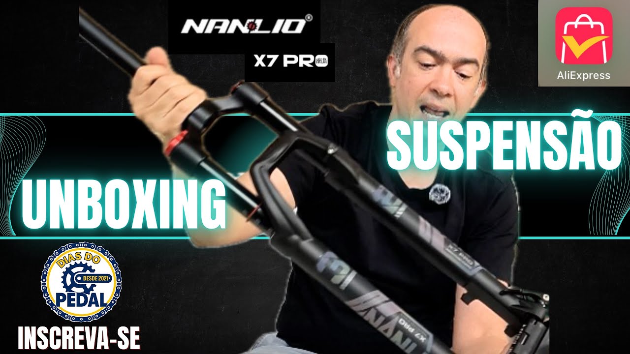 UNBOXING | SUSPENSÃO MTB NANLIO X7 PRO | ALIEXPRESS 