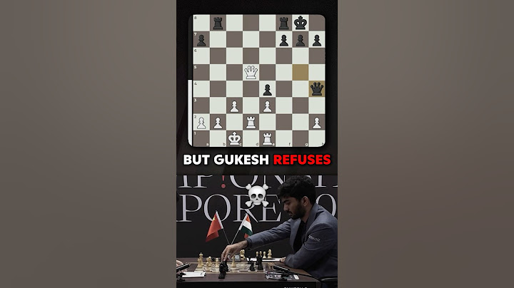 Gukesh REFUSES the DRAW OFFER by Ding Liren in 2024 WORLD CHESS CHAMPIONSHIP