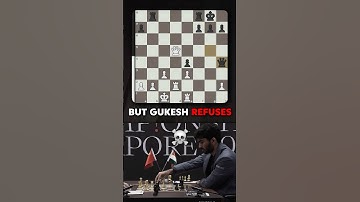 Gukesh REFUSES the DRAW OFFER by Ding Liren in 2024 WORLD CHESS CHAMPIONSHIP