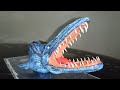 How to make a sea dinosaur with polymer clay  robin parambath  making mosasaurus of lost world