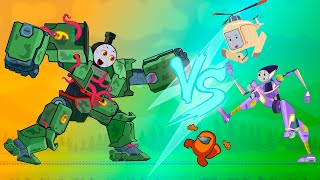 Super Kana Train With Among Us Vs Zombie Percy Train