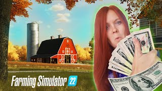 ПЕРВЫЙ ЗАРАБОТОК / Farming Simulator 22 первый взгляд / Farming Simulator 22 прохождение