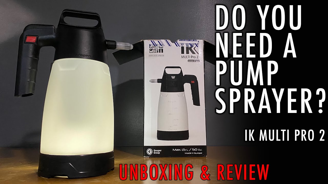Review of new IK Sprayer Foam Pro 2+ (now it has an air valve so