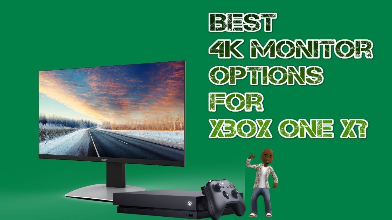 EPic Best Curved 4K Gaming Monitor For Xbox One X with Futuristic Setup