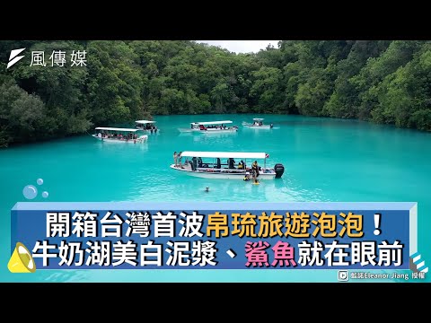 開箱台灣首波帛琉旅遊泡泡！ 牛奶湖美白泥漿、鯊魚就在眼前