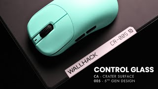 Wallhack Cr-005 Review A True Control Glass Mousepad For Cs2 Valorant?
