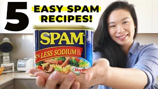 5 EASY SPAM RECIPES  TASTY SPAM COOKING HACK! (How To Enjoy 5 Meals with 1 Can of Spam)