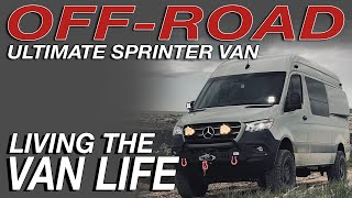 How To Build a LIFTED OffRoad Sprinter Van  Living The Van Life