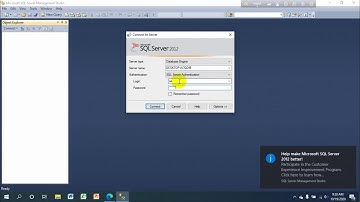 How to create database on SQL Server 2012 | SQL Server 2012 Create a Database