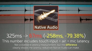 Native Audio - Lower audio latency via OS