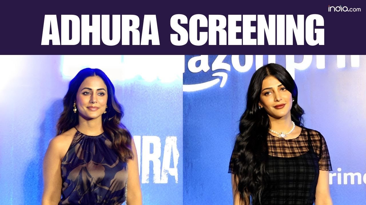 Adhura Screening: Shruti, Hina and more amp up the glam as they watch the latest horror web series