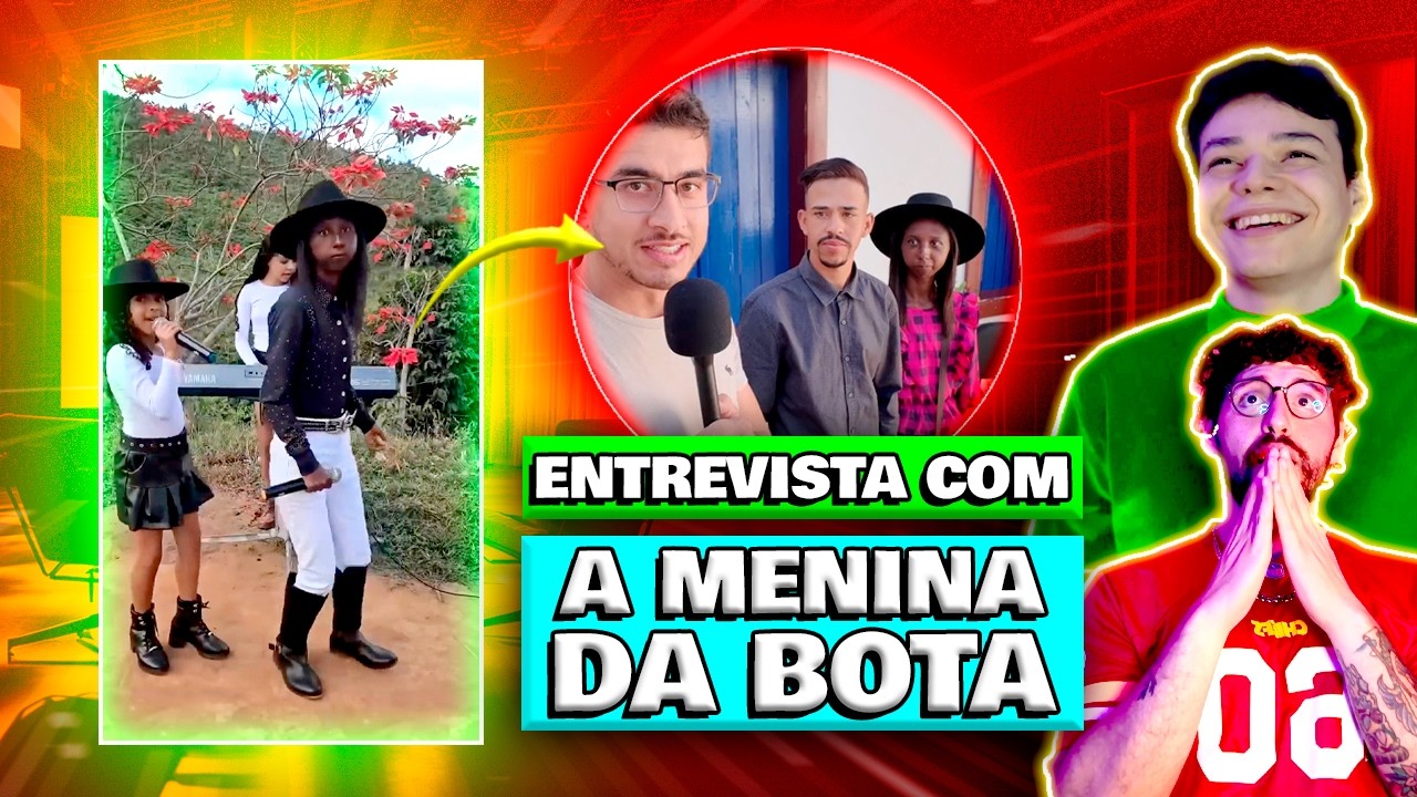 😮 A Menina da Bota 👢 Arrumou os Dentes? 🦷 (ENTREVISTA EXCLUSIVA)🎤 - YouTube