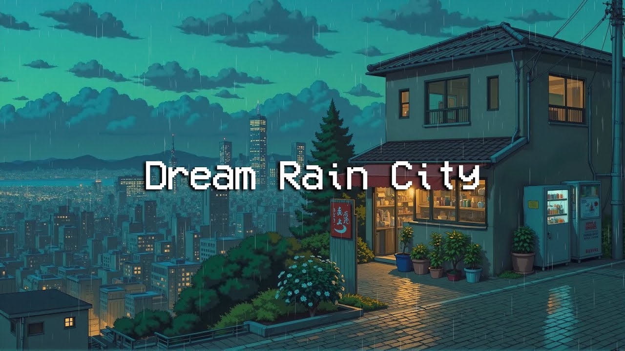 Dream Rain City ⛈️ Lofi Chill Beats to Deep Focus to Study, Work and Relax 💻 Chillout Music