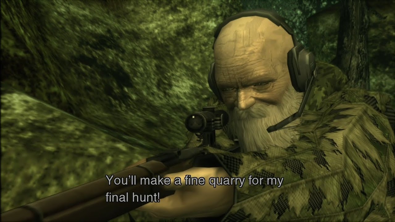 Metal Gear Solid 3 HD (Xbox One) The End Boss Fight - YouTube