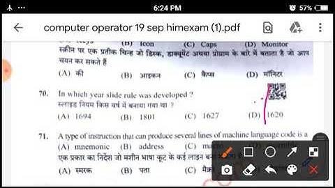 hpssc/part=2/computer operator(848=post code)/according to official answer key ...19/09/2021