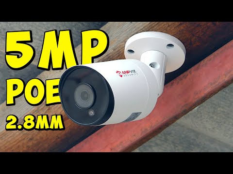 ОТЛИЧНАЯ НЕДОРОГАЯ POE 5MP КАМЕРА НАБЛЮДЕНИЯ ANPVIZ ИЗ КИТАЯ С АЛИЭКСПРЕСС
