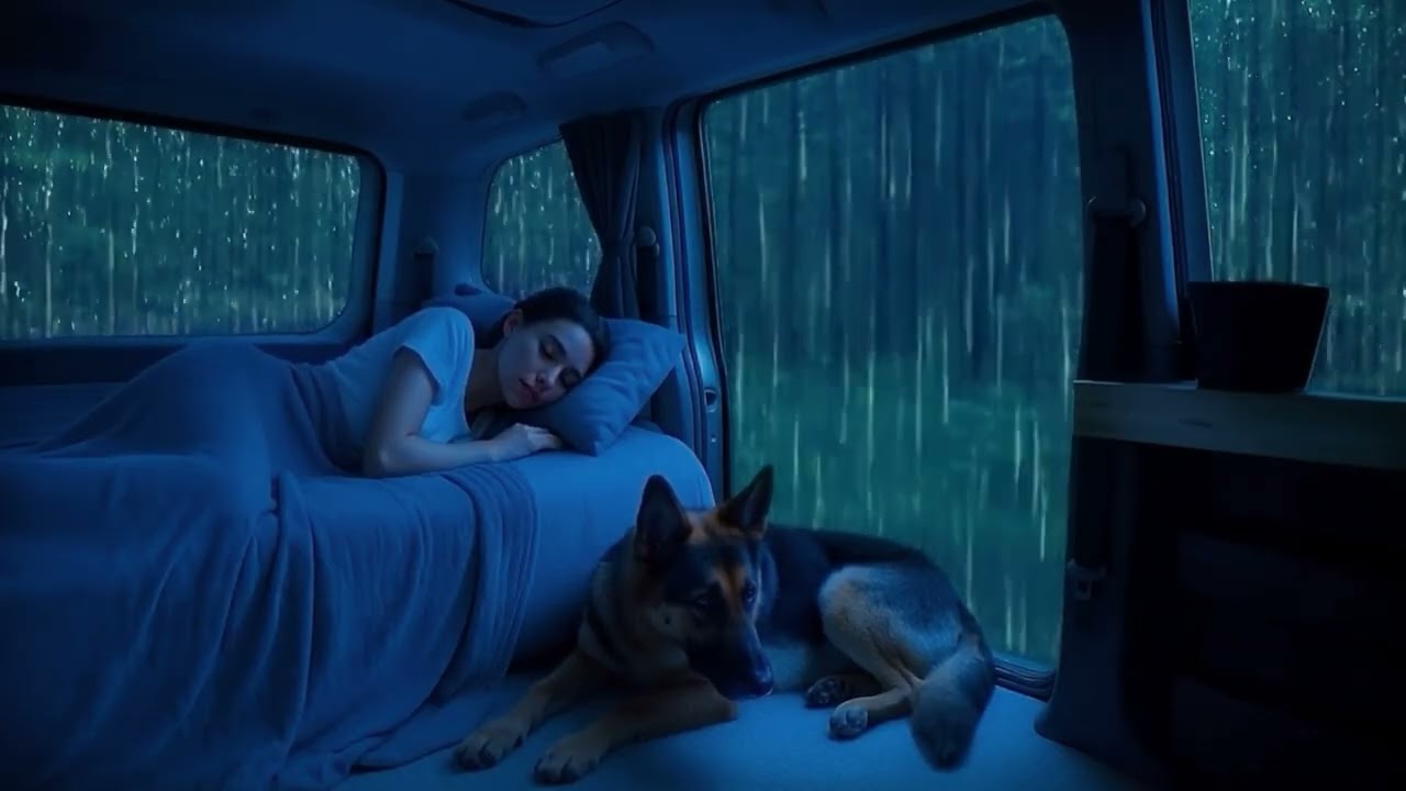 Уютный дождь и гром в машине: ASMR для идеального сна и расслабления ⛈️
