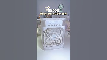 Quạt hơi nước phun sương mini✨🧊❄️💦 #xuhuong #unboxing #fyp #viral #maikaplm