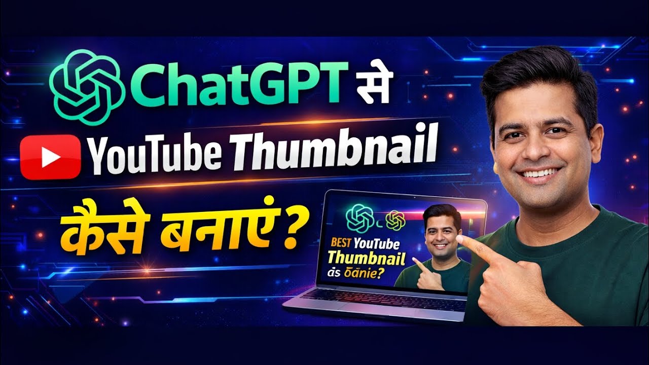 👉 ChatGPT Se YouTube Thumbnail Kaise Banaye | AI Thumbnail Tutorial Hindi